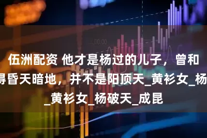 伍洲配资 他才是杨过的儿子,曾和张三丰打得昏天暗地,并不是阳顶天_黄衫女_杨破天_成昆